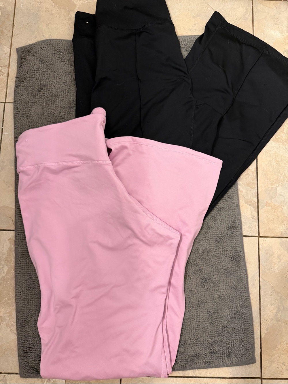 Pink Bundle! Pink and Black Women's Yoga Pants - Comfortable Everyday Activewear